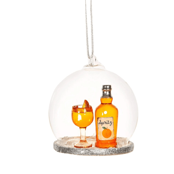 Aperol Spritz Weihnachtskugel