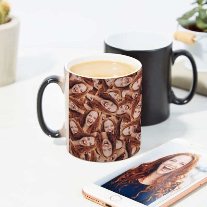 Personalisierbare Tasse mit Gesicht