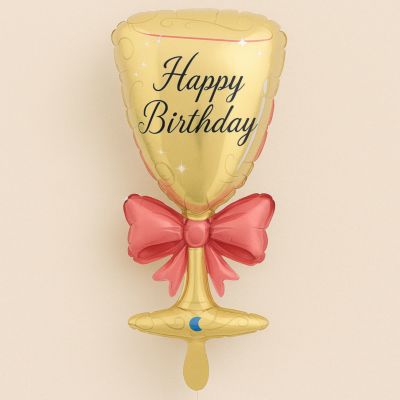 XXL Ballon-Sektglas zum Geburtstag