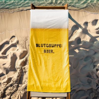 Personalisierbares Bier Handtuch