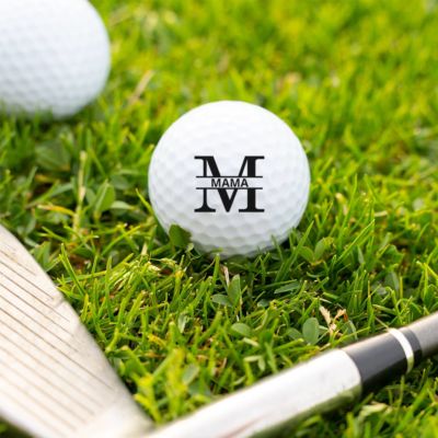 Personalisierbare Golfbälle 3er Set mit Monogramm
