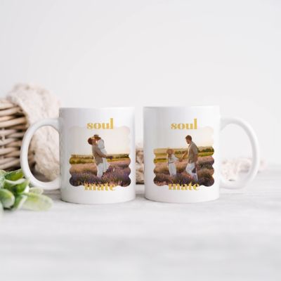 Personalisierbare Tasse mit Foto und Text