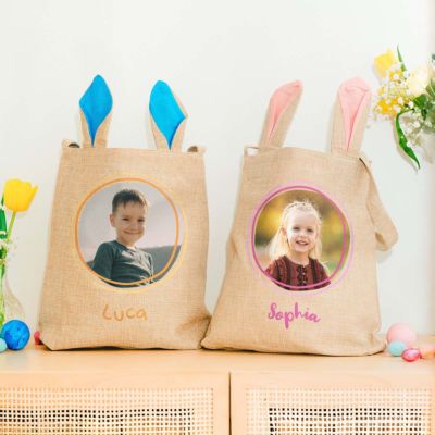 Personalisierbares Osternest mit Foto und Name