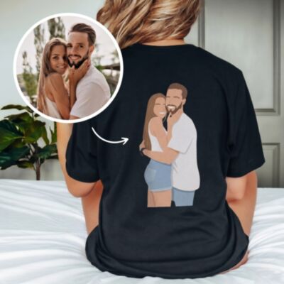 Personalisierbares T-Shirt mit Illustration