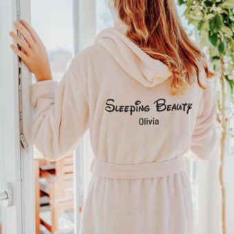 Personalisierbarer Bademantel Prinzessin