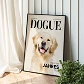 Personalisierbares Haustier Magazin Poster 