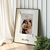 Personalisierbares Poster Spielkarte mit Foto und Text