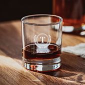 Personalisierbares Whisky Glas mit Monogramm