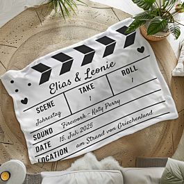 Personalisierte Foto-Decke Mit Text | Individuelles Geschenk Für Papa, Mama, Oma, Opa | Flanell, Weich & Kuschelig