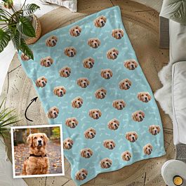 Personalisierte Fotodecke Aus Flanell – Individuell Bedruckt Mit Eigenem Foto, 150x220 Cm, Perfekt Als Geschenk