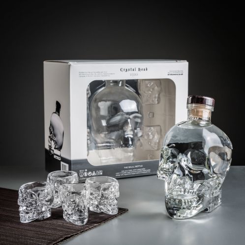 Crystal Head Wodka Geschenke-Set mit Gläsern