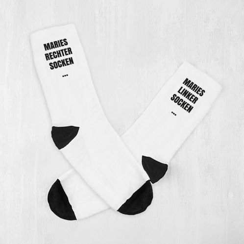 Personalisierbare Socken mit Gesicht und Superhelden