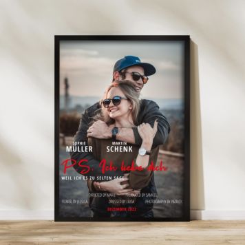 Personalisierbares PS I Love You Poster