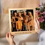 Personalisierbares Holzbild im Polaroid-Look