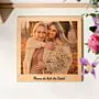 Personalisierbares Holzbild im Polaroid-Look