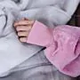 Personalisierbare Hoodie Decke mit Bild und Text