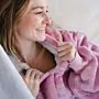 Personalisierbare Hoodie Decke mit Bild und Text