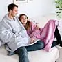 Personalisierbare Hoodie Decke mit Bild und Text