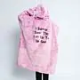 Personalisierbare Hoodie Decke mit Text