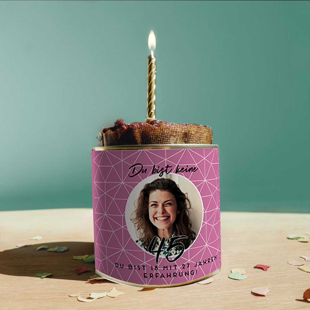 Personalisierbarer Cancake zum Geburtstag