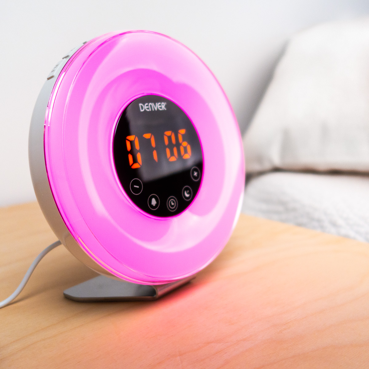 Radiowecker mit Mood Light und Naturgeräuschen