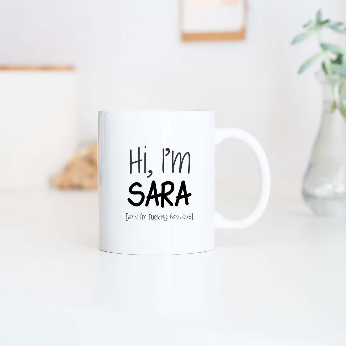 Personalisierbare Tasse mit Namen