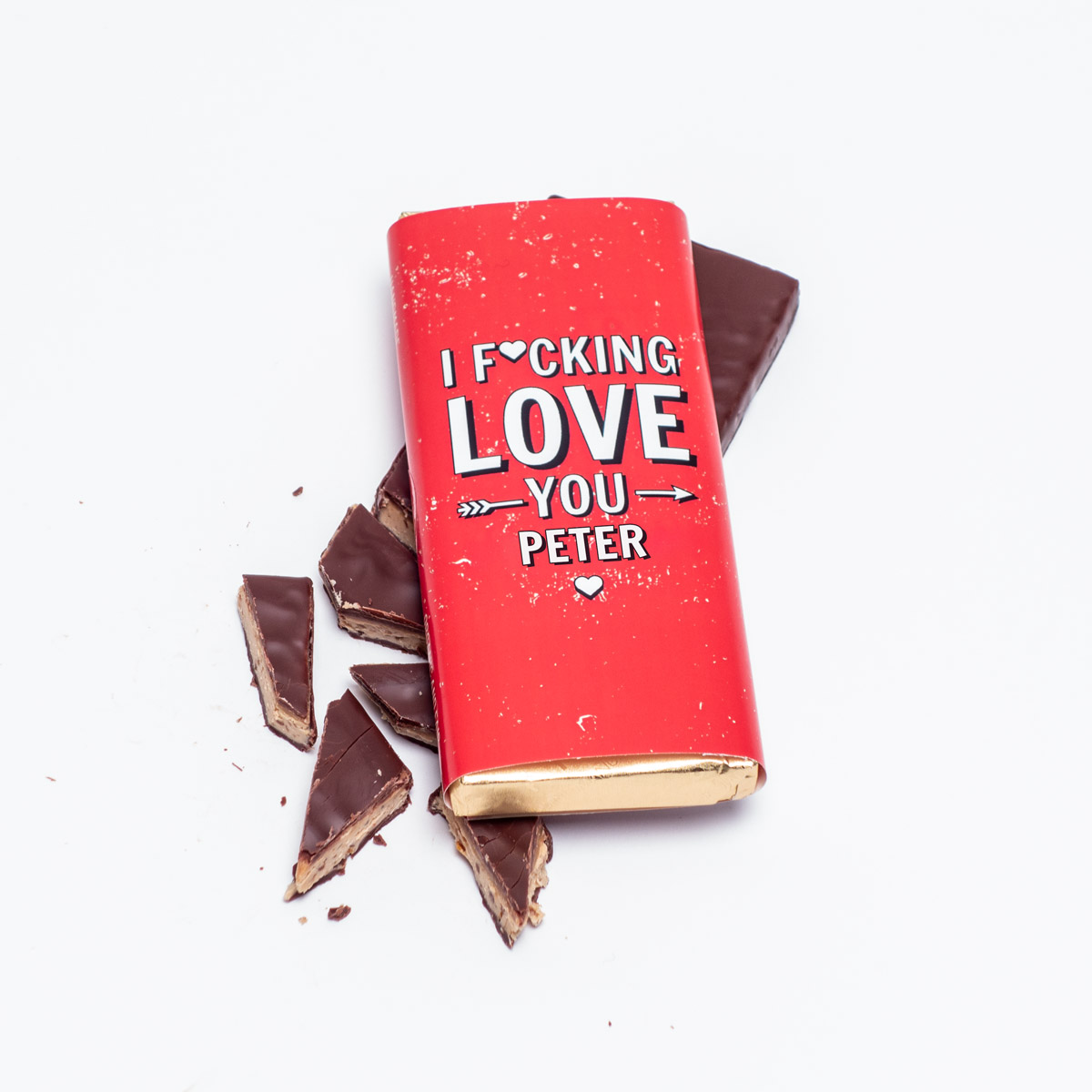 Personalisierbare Schokolade I F[...]ing Love You