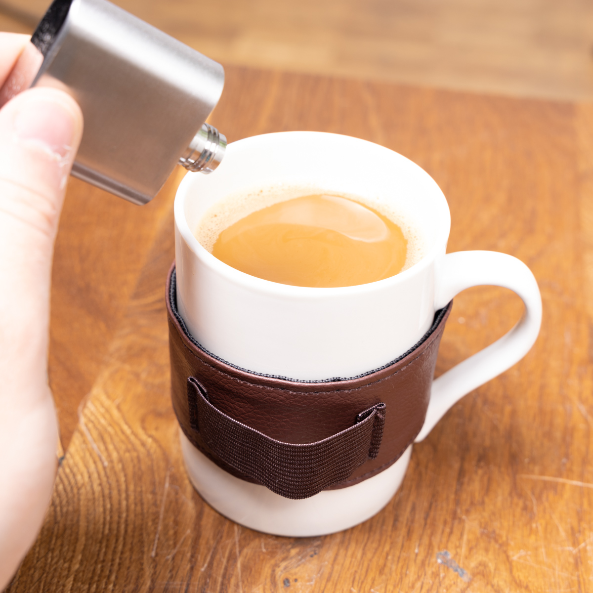 Kaffeetasse mit Schuss