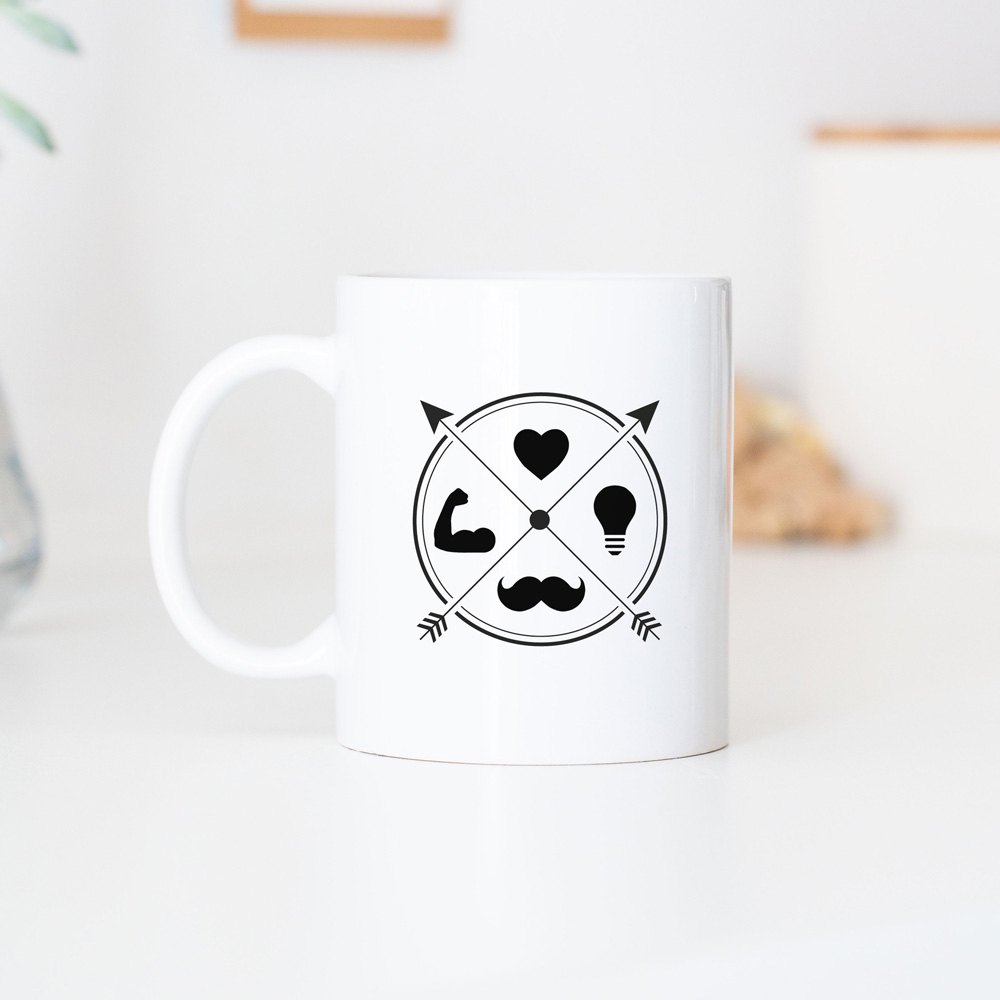 Personalisierbare Tasse für Papa