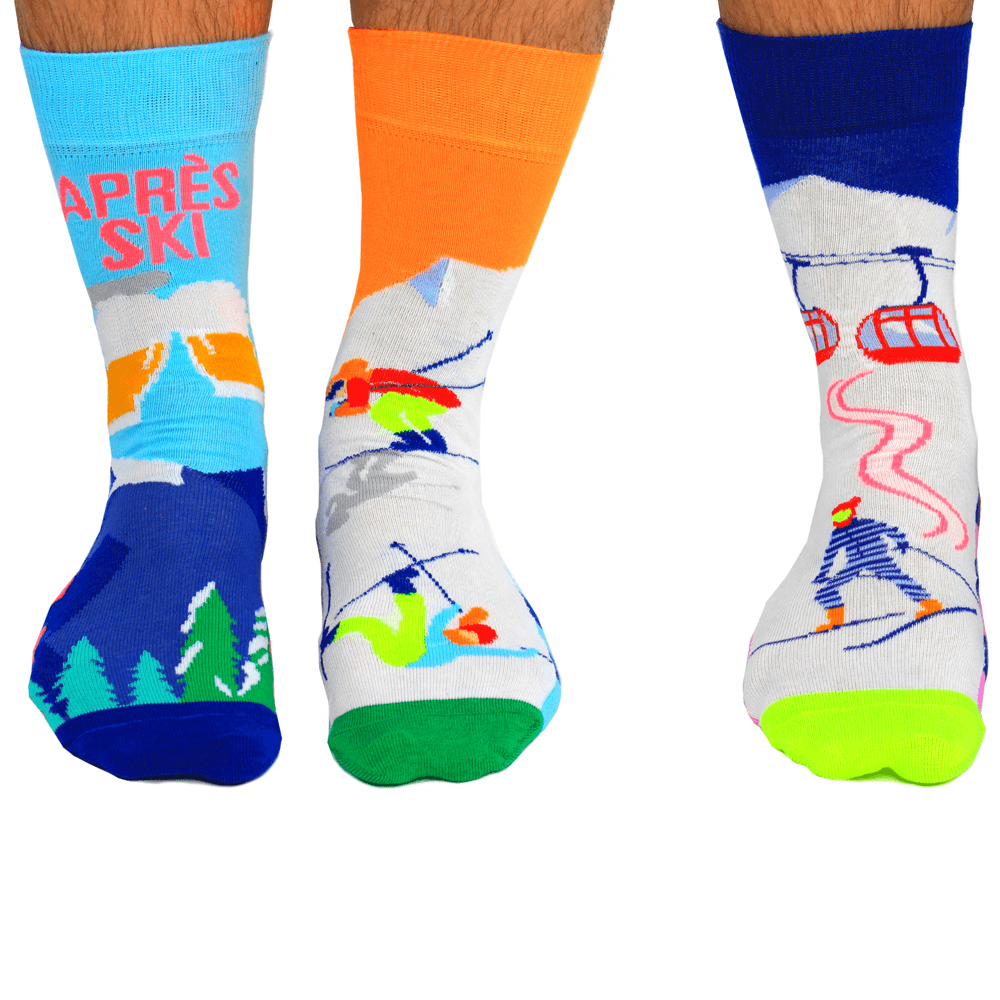 Skifahrer-Socken
