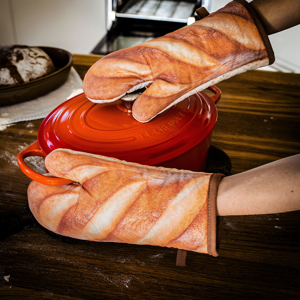 Weißbrot Ofenhandschuhe