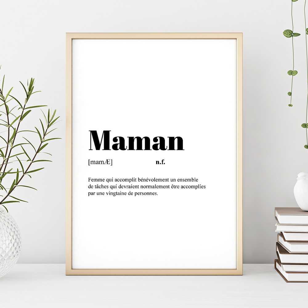 Personalisierbares Poster mit Definition