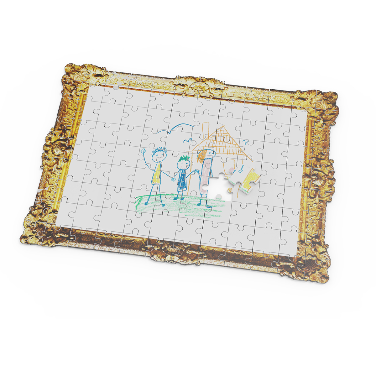Do It Yourself Puzzle Kinderzeichnung