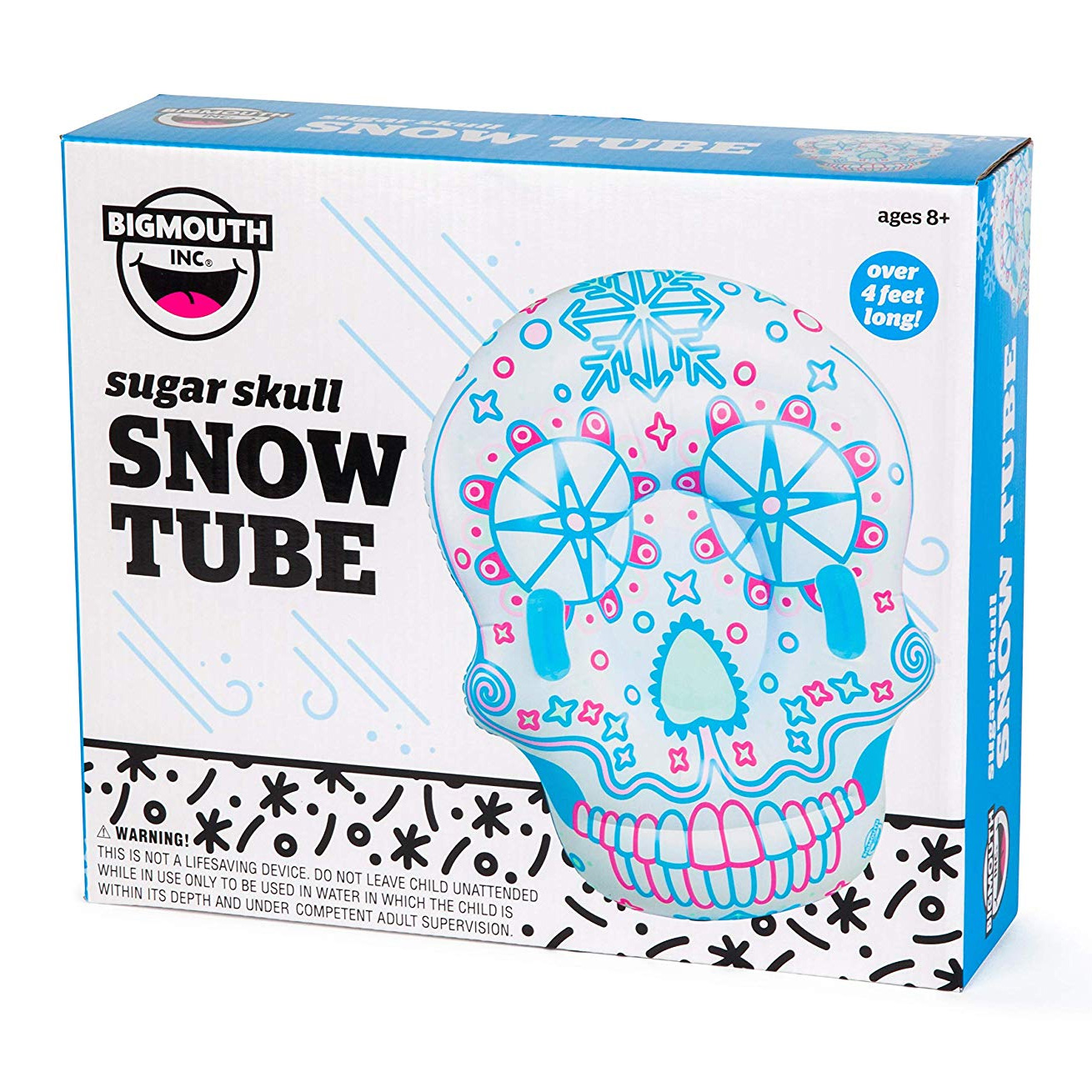 Sugar Skull Snow Tube