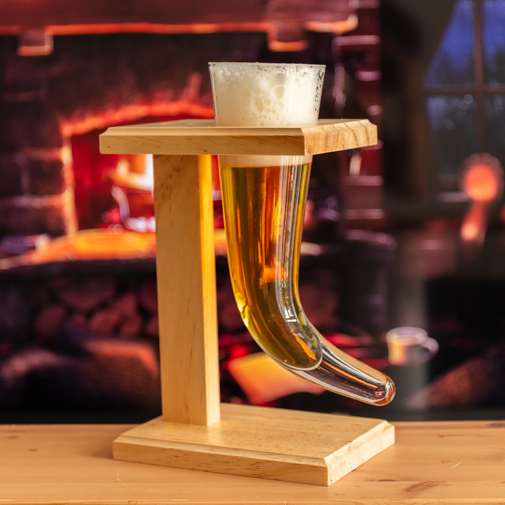 Wikinger Trinkhorn Glas