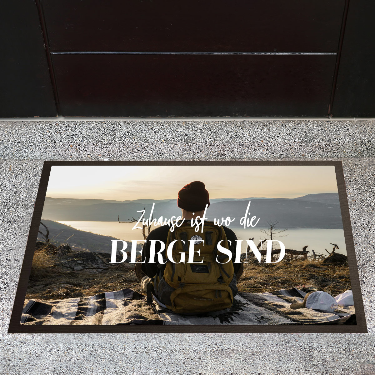 Personalisierbare Fußmatte mit Foto und Namen Geschenke_fuer_Maenner_Foto_fussmatte