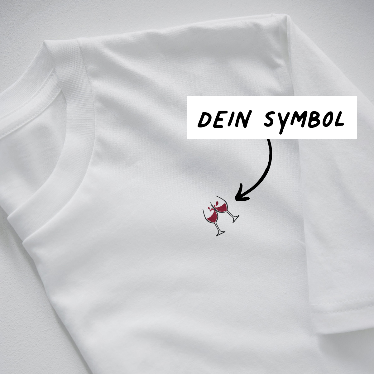T-Shirts - personalisierbares T-Shirt mit Symbol