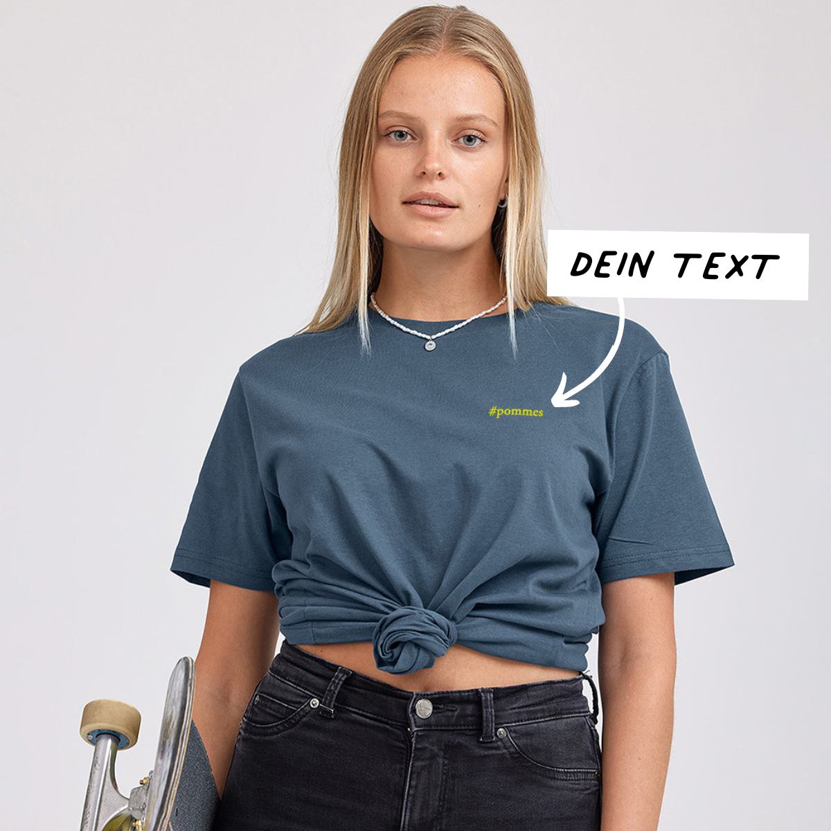 Geschenke für Frauen besticktes Tshirt mit Text