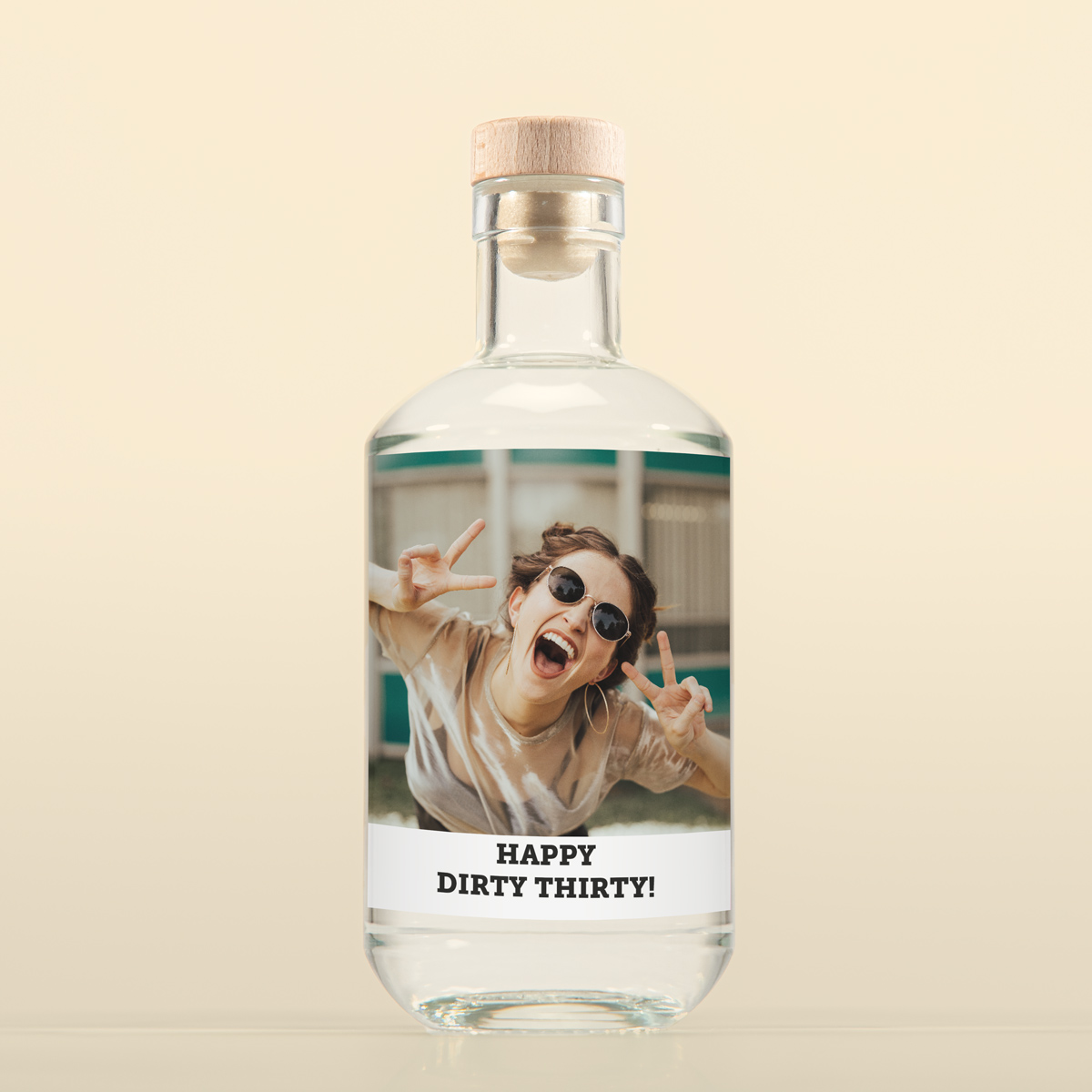 Personalisierbarer Gin mit Foto und Text Geburtstagsgeschenke zum 30. personalisierbarer Gin