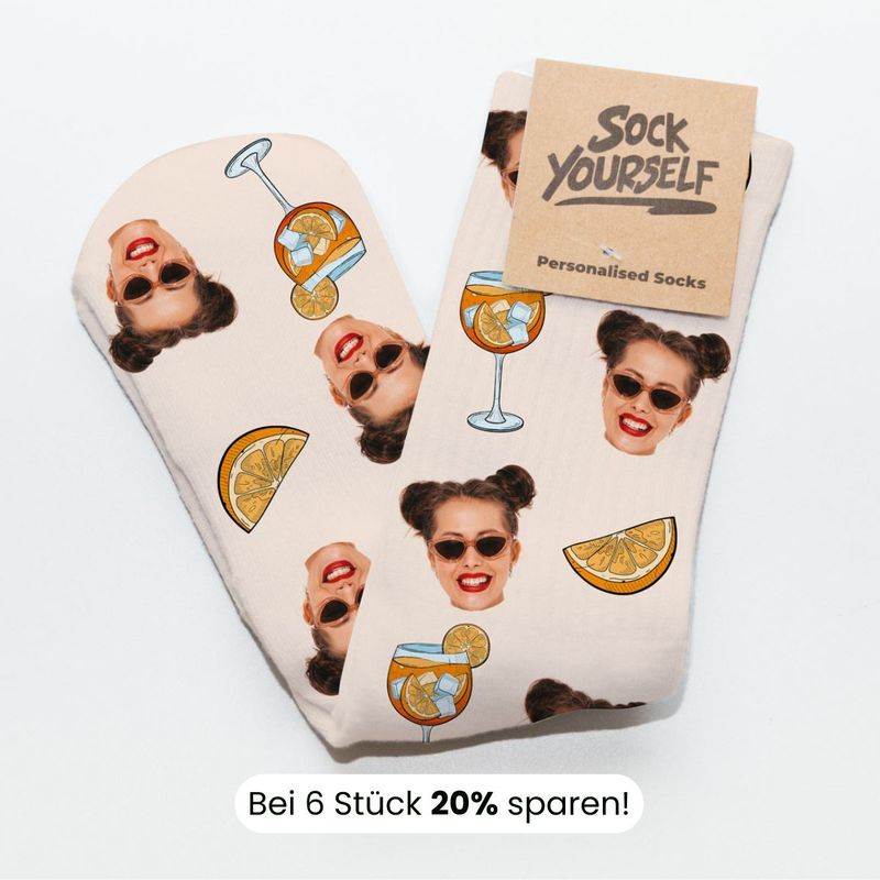 JGA Aperol Socken