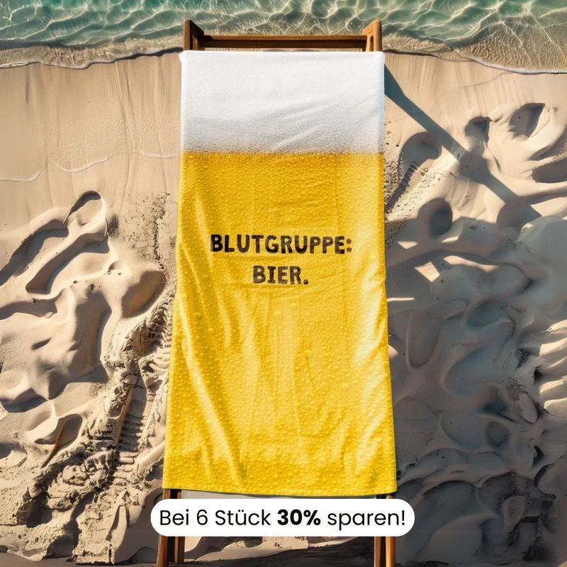 Junggesellenabschied personalisiertes Bier Handtuch