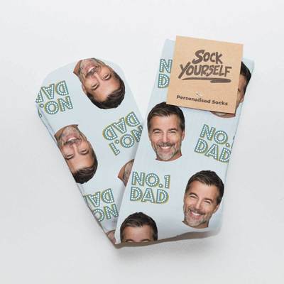 Vatertagsgeschenke personalisierte Socken