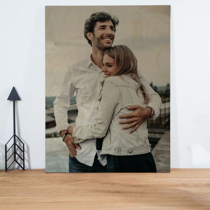 Personalisierbares Foto Holzbild Hochzeitsgeschenke personalisierbares Holzbild mit Foto zur Hochzeit