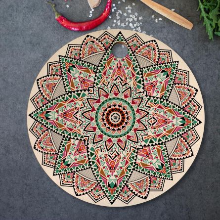 Mandala Schneidebrett