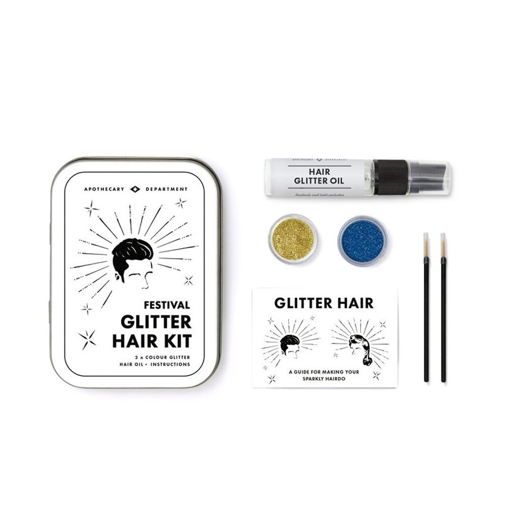 glitzer sets fur die haare