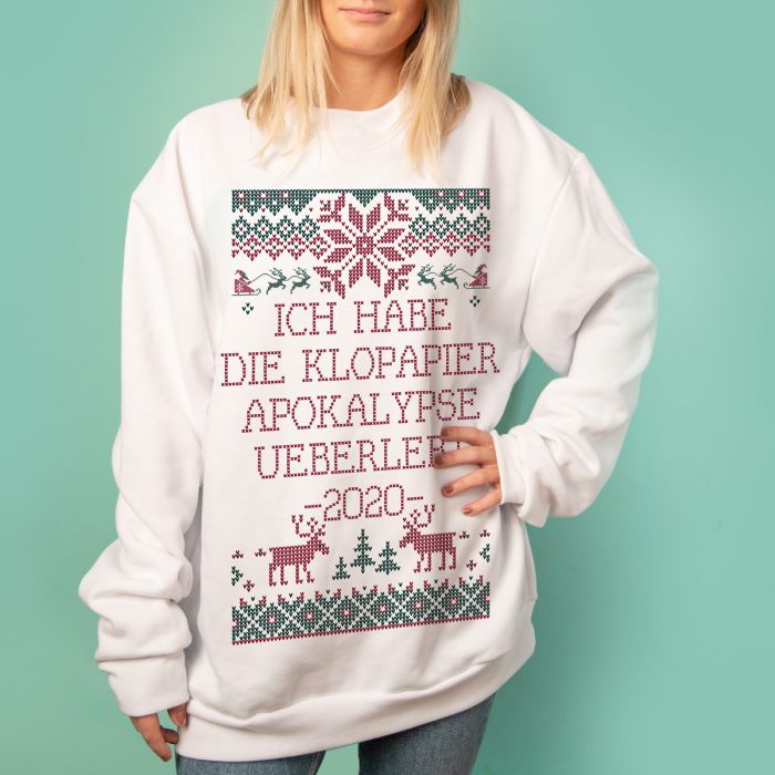 Sweater im Weihnachts-Look