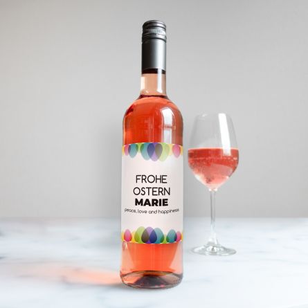 Oster-Wein mit Text