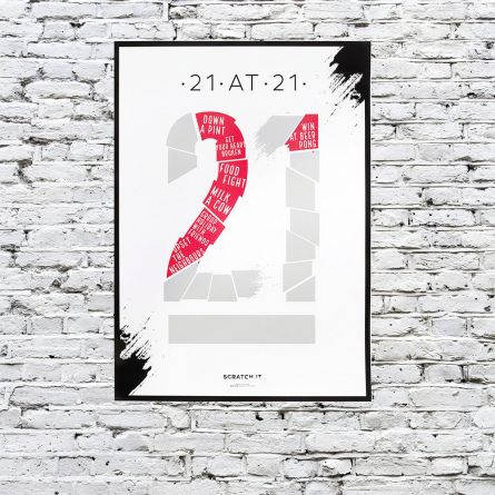 Rubbel-Poster To Do-Liste für bestimmtes Alter