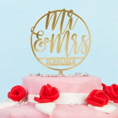 Personalisierbarer Cake Topper zur Hochzeit Personalisierbarer Cake Topper zur Hochzeit