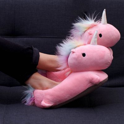 Beheizbare Einhorn-Hausschuhe Beheizbare Einhorn-Hausschuhe